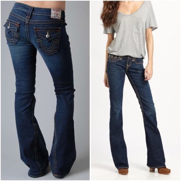 True Religion Denim - True Religion Joey Twisted Seam Flare Jeans Sz 26